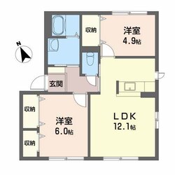 グランシードＫⅢの物件間取画像